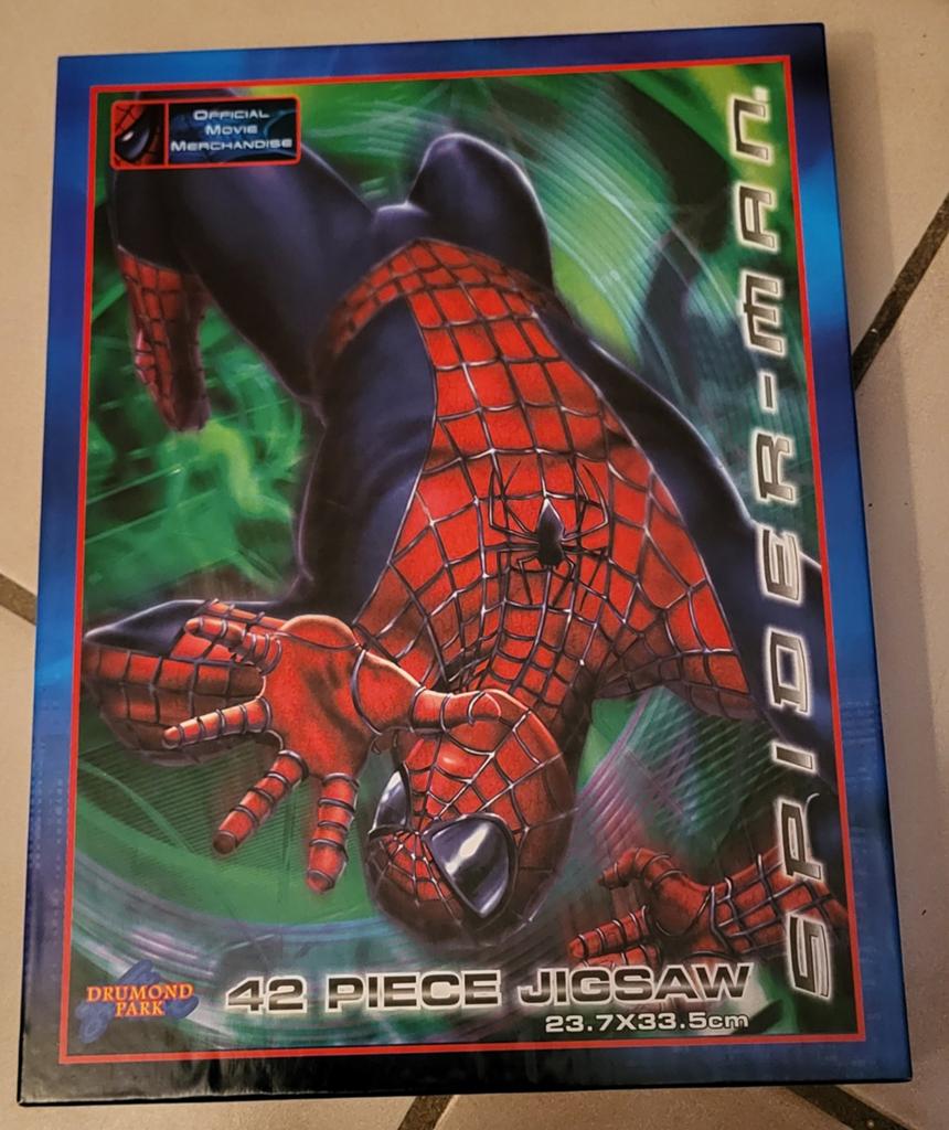 Vintage Spiderman Puzzels - 2 stuks, Ophalen, Gebruikt