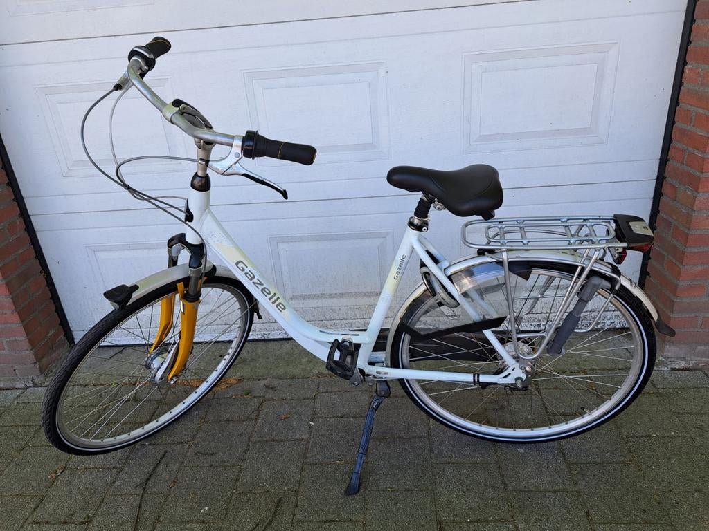 Damesfiets gazelle orange 7 versnellingen in zeer goede staa, Ophalen, 53 tot 56 cm, Versnellingen, Zo goed als nieuw