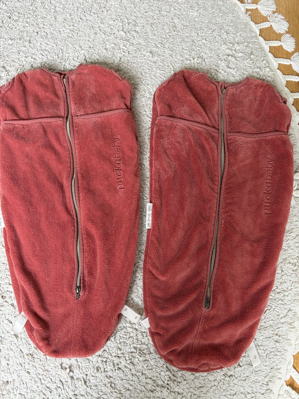 2x Puckababy winterslaapzak mini - Heerlijk zacht, Gebruikt, Puckababy, Ophalen of Verzenden, Gevoerd