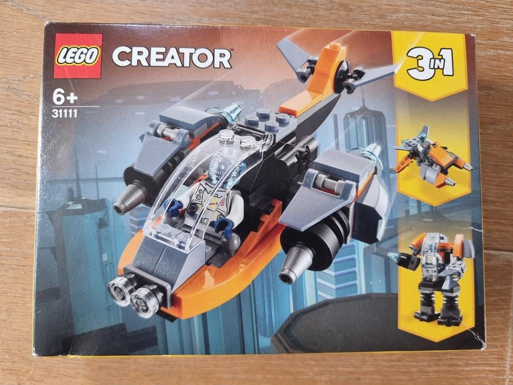 LEGO Creator 31111 Cyber Drone - Nieuw in doos, Lego, Nieuw, Ophalen of Verzenden, Ongeopend/sealed