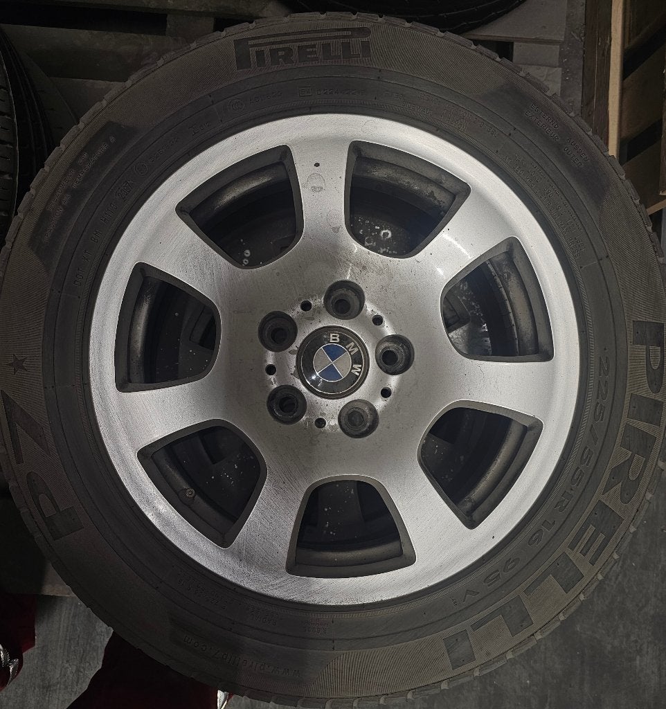 4 BMW velgen met banden, Ophalen