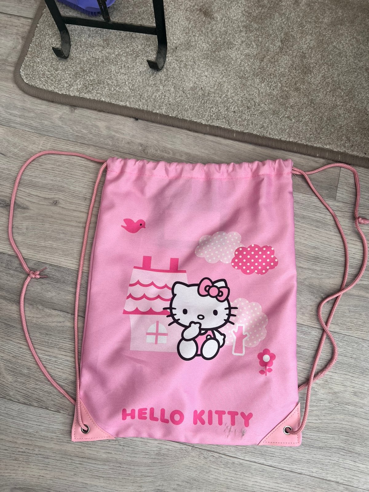Hello kitty rugtas / gymtas, 30 tot 40 cm, Rugtas, Ophalen of Verzenden, Zo goed als nieuw