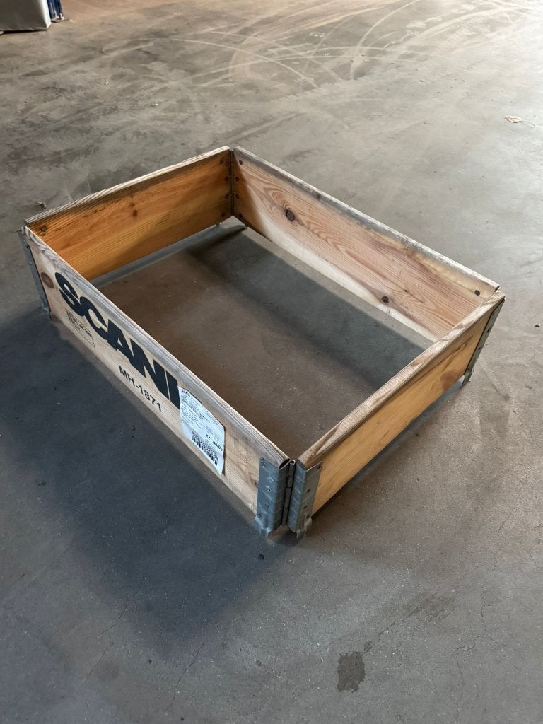 2 palletranden 80x60cm (halve pallet) te koop, Ophalen, Gebruikt, Minder dan 30 cm, 60 tot 100 cm
