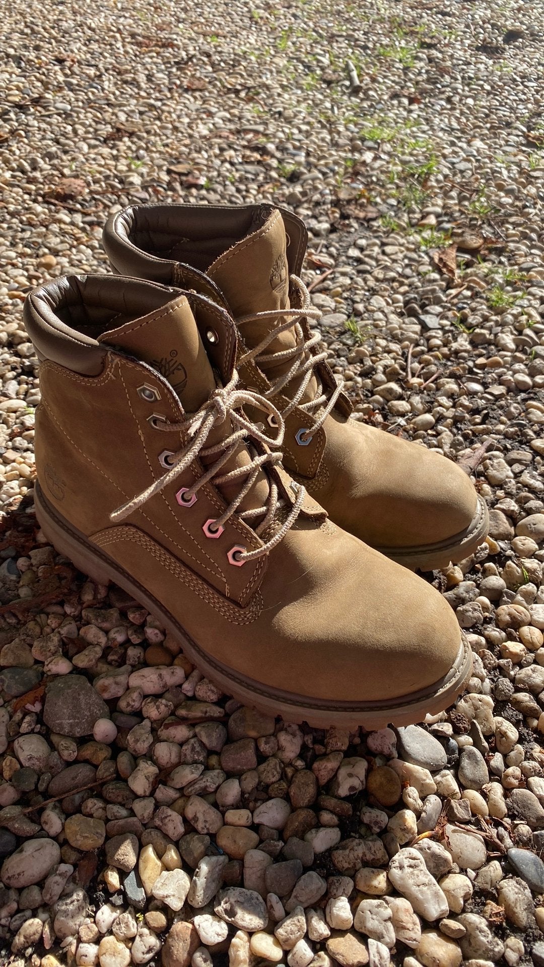 Mooie Timberland boots mt 9,5/41 nette staat, Bruin, Verzenden, Lage of Enkellaarzen, Gedragen
