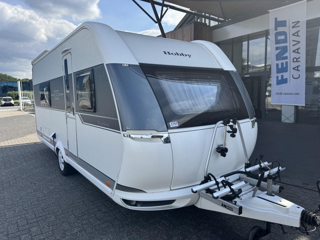 Hobby Excellent 540 WLU 2016 MOVER + LUIFEL!!!, Standaardzit, Hobby, 2 aparte bedden, Bedrijf
