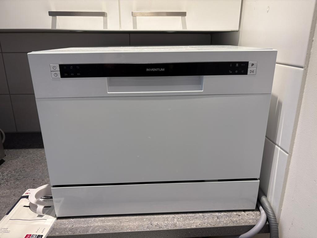 Inventum vaatwasser tafelmodel wit, Witgoed en Apparatuur, Vaatwasmachines, Ophalen, Minder dan 85 cm, Zo goed als nieuw, Eco programma