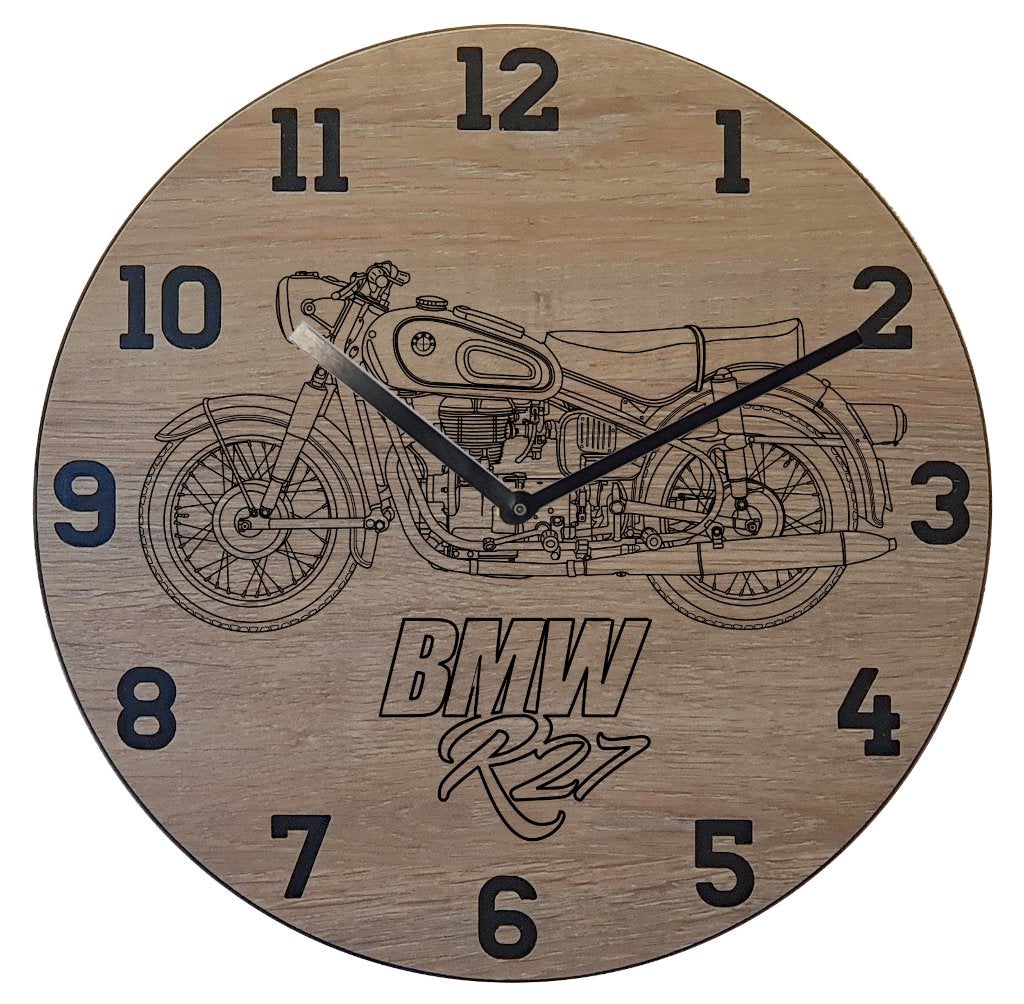 BMW R27 - Thema klok, Ophalen of Verzenden, Nieuw, Wandklok
