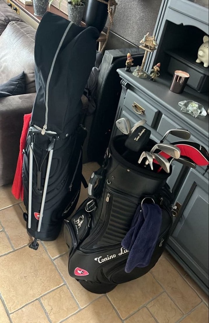 Lamborghini Golfset: Halve Dames, Hele Heren, Cart & Stand B, Ophalen, Gebruikt, Set, Overige merken