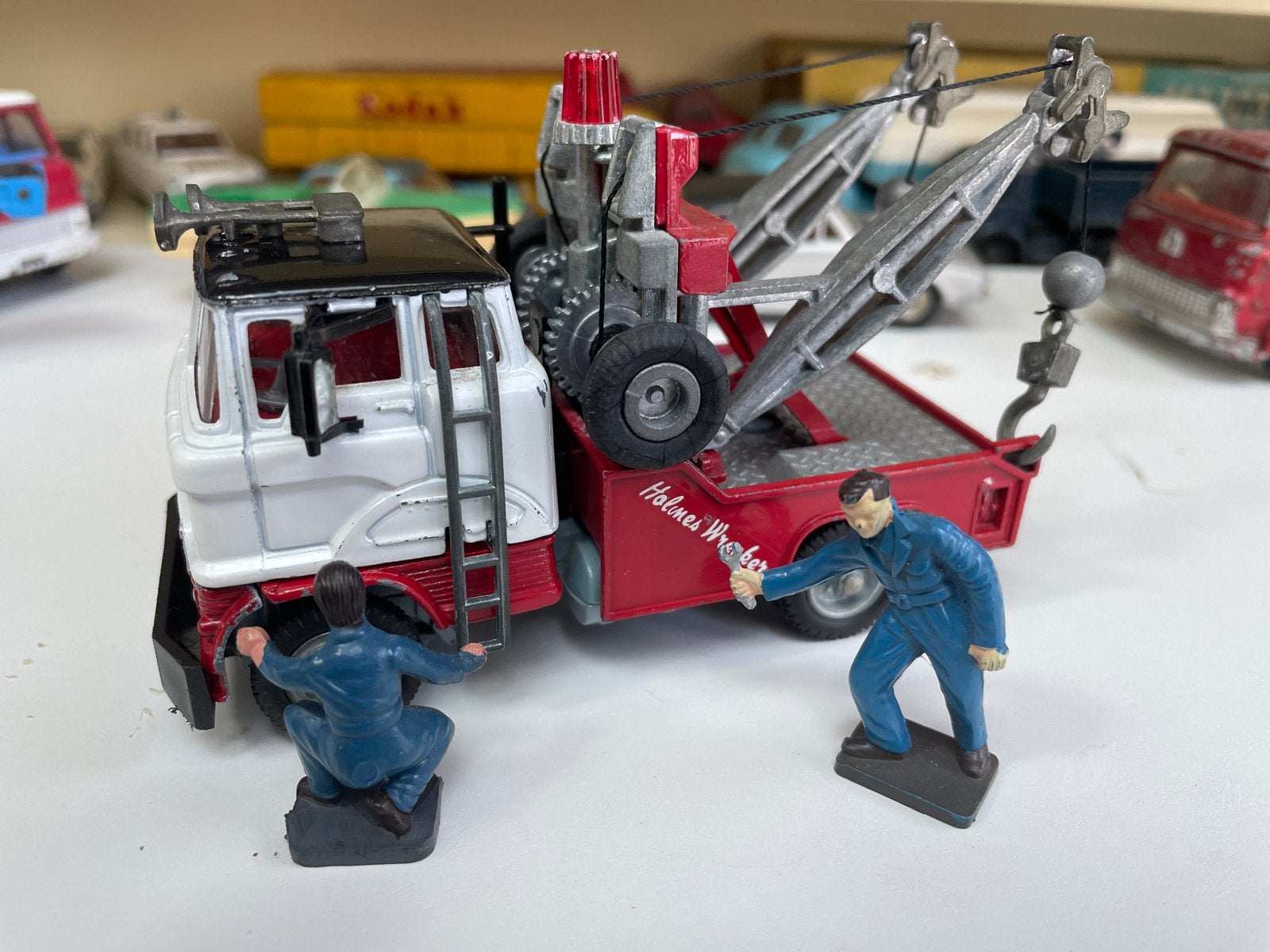 Corgi Toy  Holmes Wrecker Takelwagen met Figuren, Ophalen of Verzenden