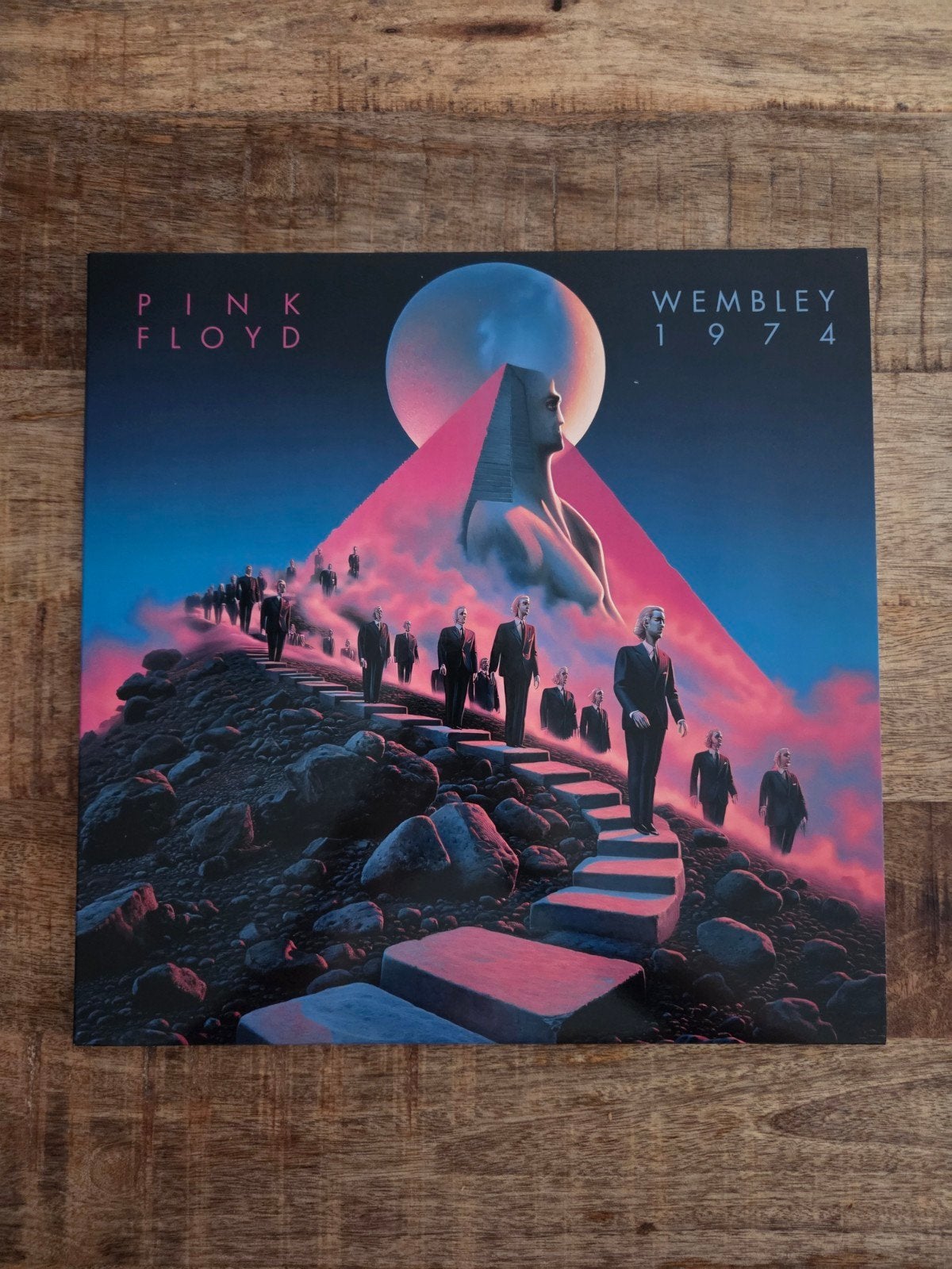 Lp pink floyd wembley 1974, Ophalen of Verzenden, Zo goed als nieuw, 12 inch