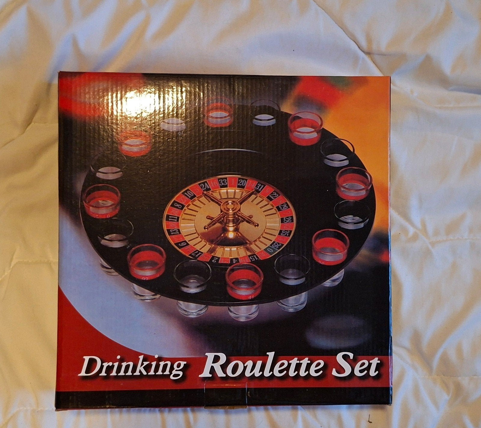 Nieuw Drinking Roulette Set - Feestspel voor Volwassenen, Drie of vier spelers, Ophalen of Verzenden, Nieuw