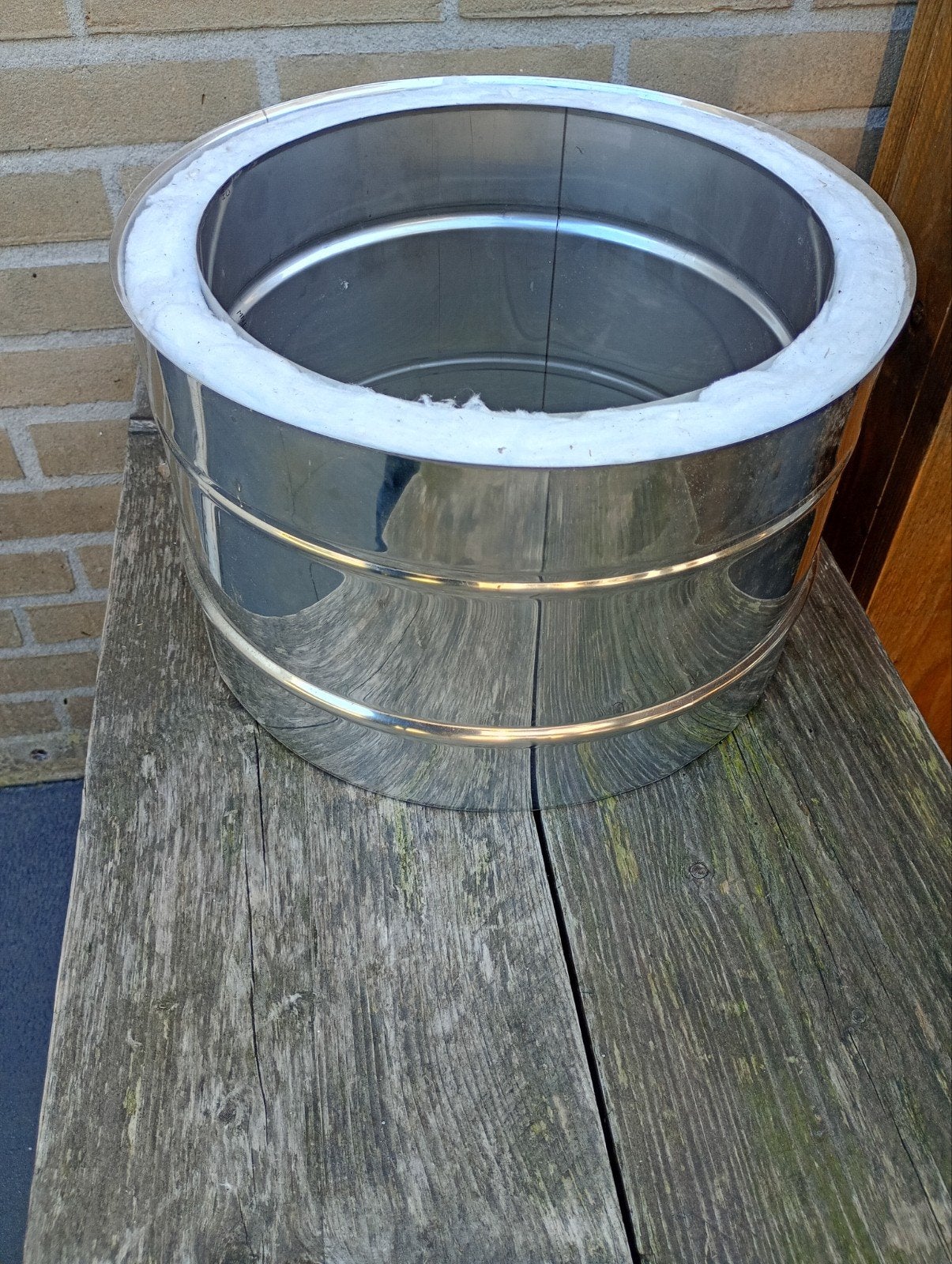 HLX-DW Schoorsteensectie Dubbelwandig RVS 200 / 250 MM, Ophalen of Verzenden, Nieuw
