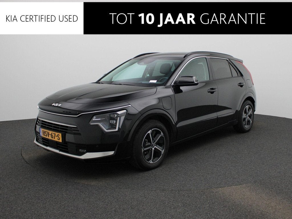 Kia Niro 1.6 GDi PHEV DynamicPlusLine | Clima | Opendak | St, 12 maanden, Gebruikt, Euro 6, Zwart