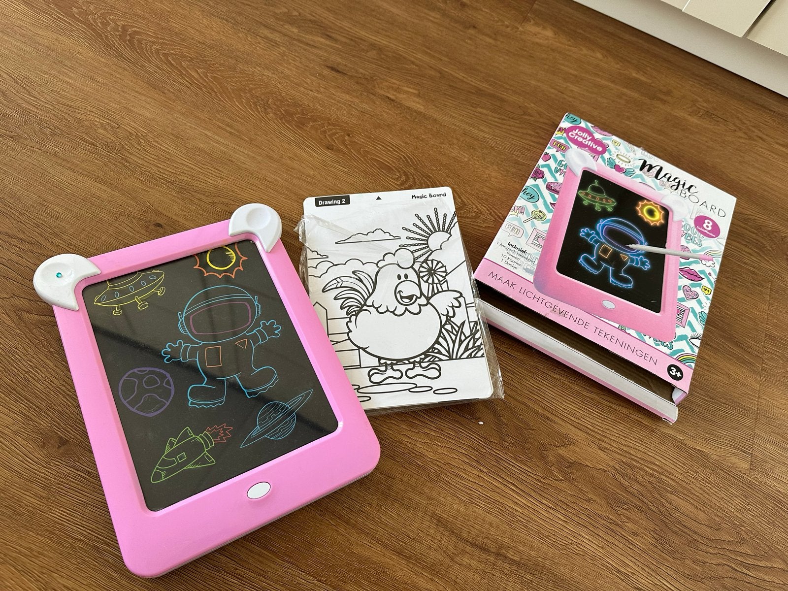Jolly Creative Magic Board - Lichtgevend Tekenbord, Ophalen of Verzenden, Zo goed als nieuw, Knutselen, Met licht