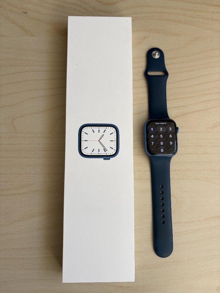 Apple Watch 7 series, Ophalen, Gebruikt, Apple Watch ⌚️, Blauw