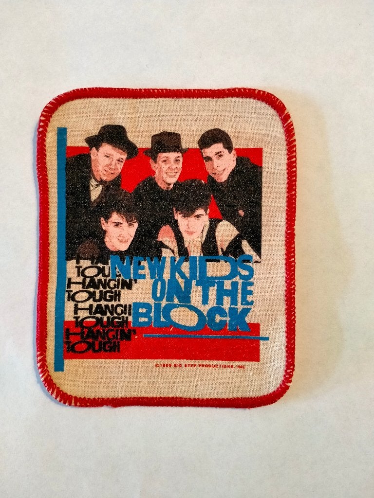 New Kids on the Block NKOTB vintage boyband muziek patch 2, Verzamelen, Muziek, Artiesten en Beroemdheden, Ophalen of Verzenden