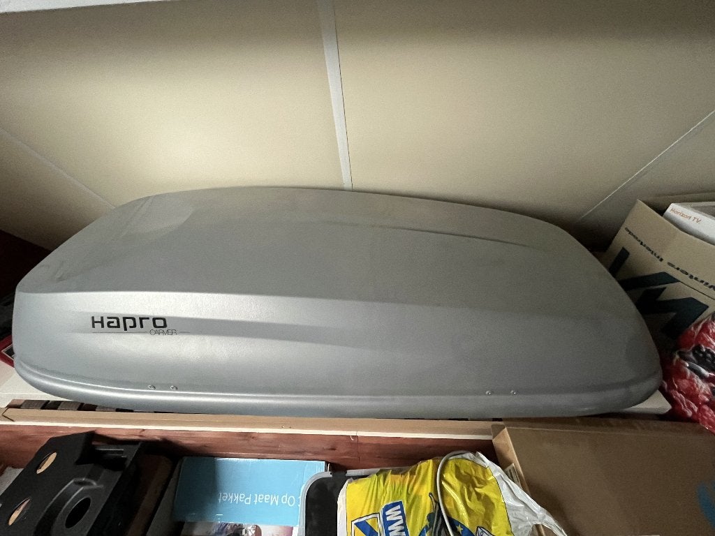 Hapro dakkoffer, Ophalen, Zo goed als nieuw