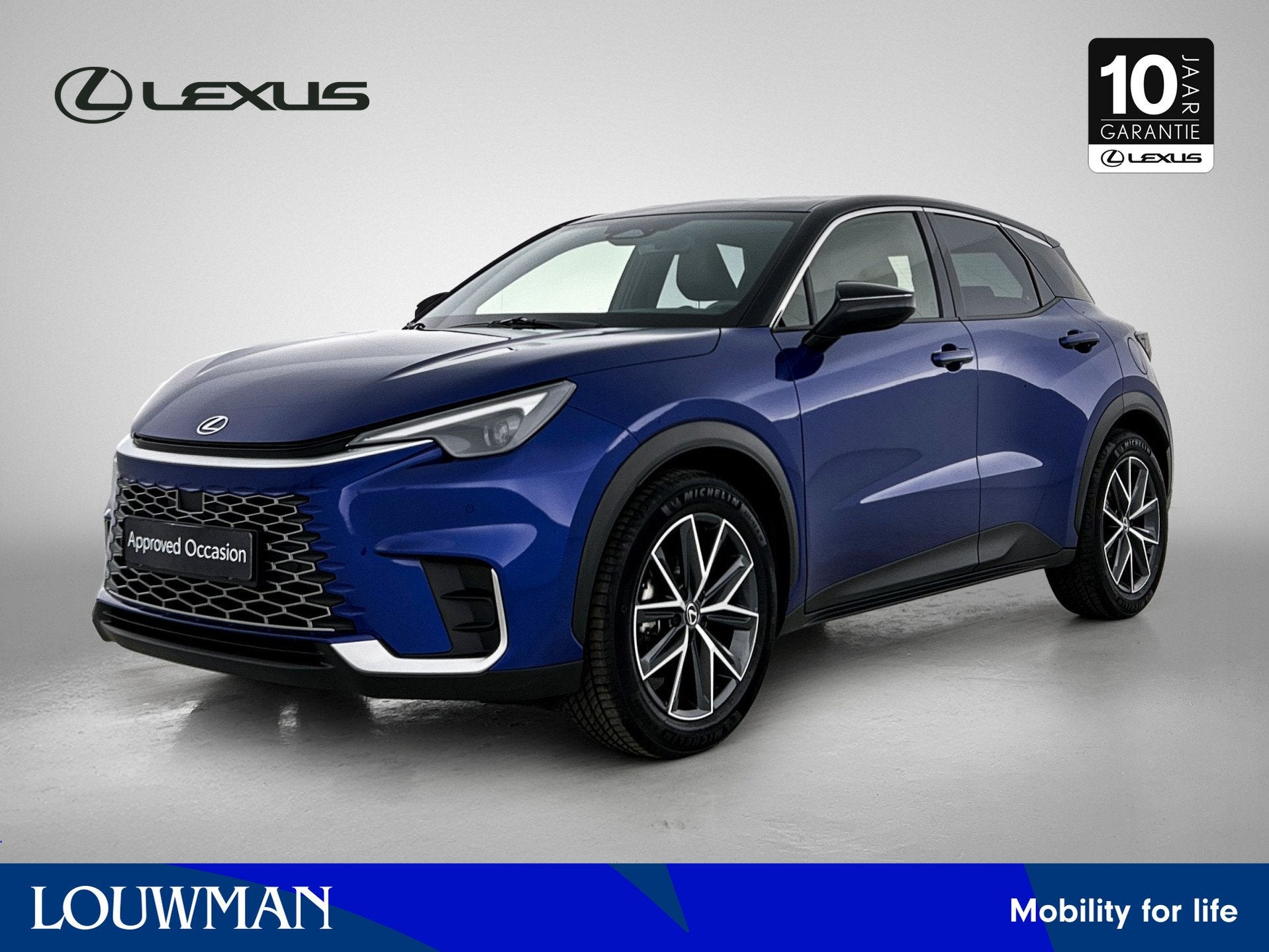 Lexus LBX Emotion 2WD | BTW voertuig | Lederen bekleding | B, Auto's, 136 pk, Gebruikt, Blauw, Bedrijf