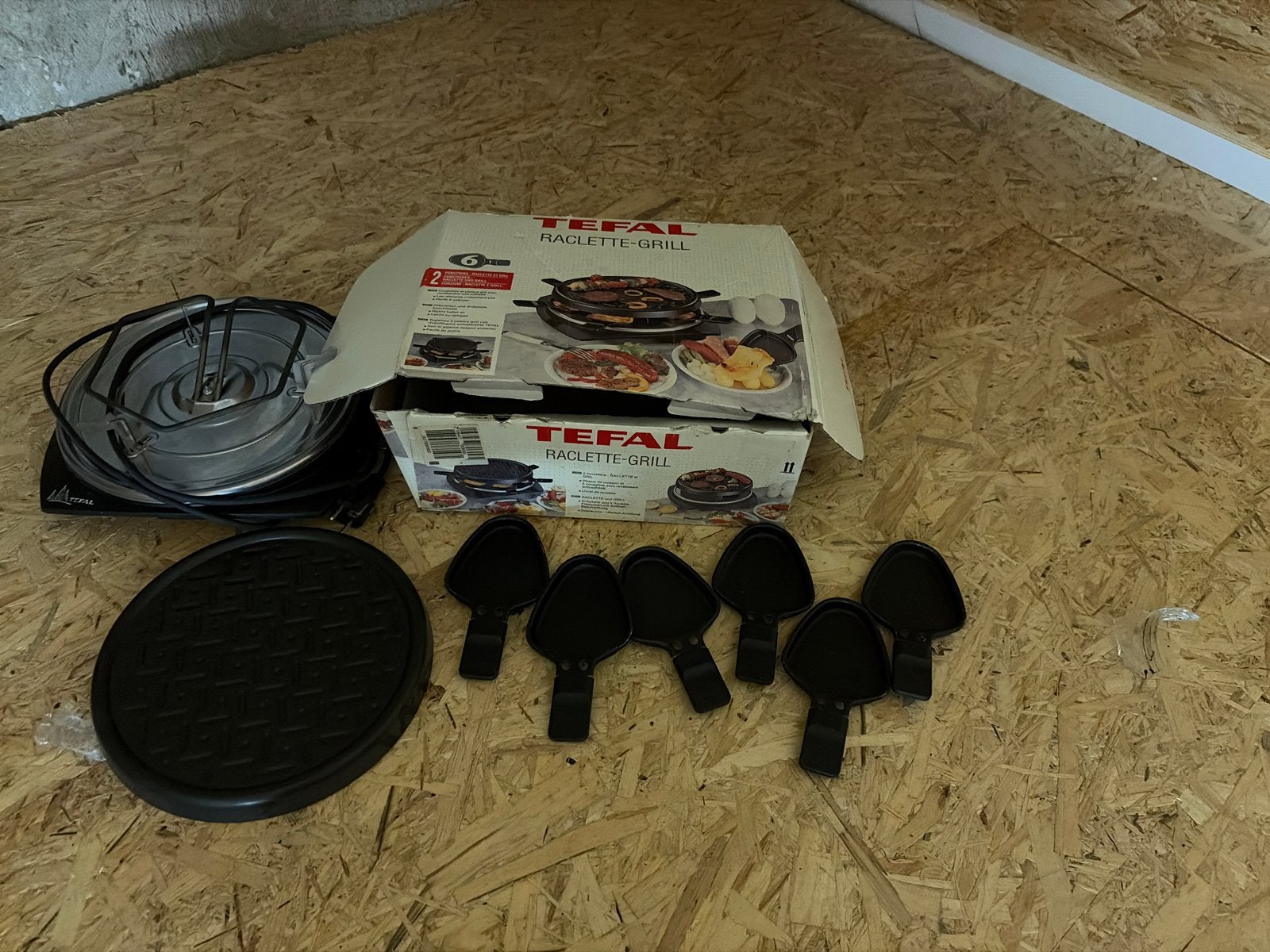 Tefal Raclette-Grill voor 6 personen - Zo goed als nieuw, Ophalen, Zo goed als nieuw