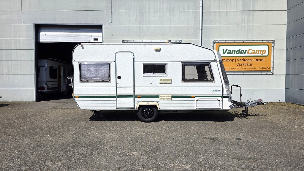Chateau Cantara 445 met stapelbed, voortent+luifel. Bovag'24, Chateau, Kachel, Bedrijf, Treinzit