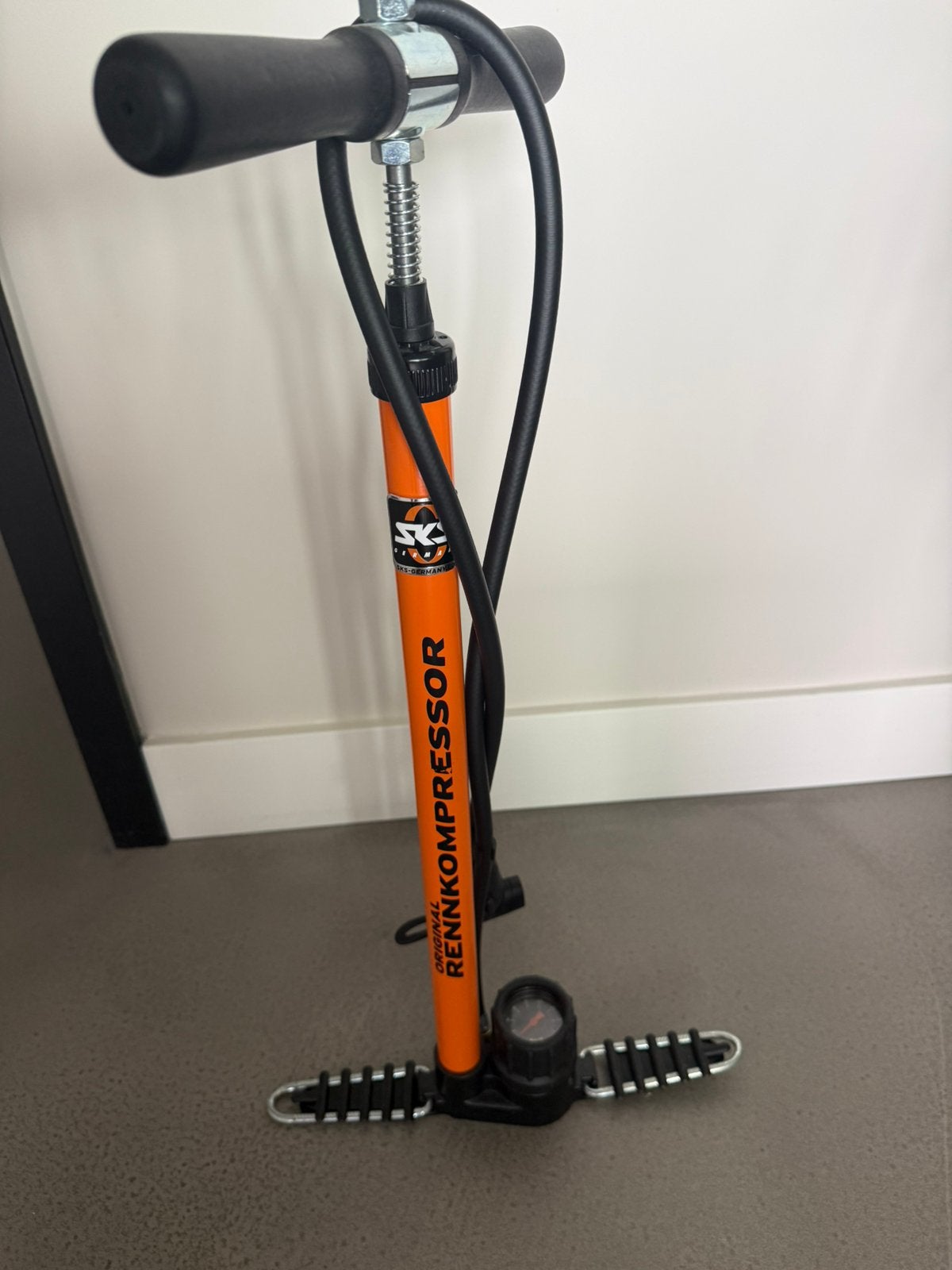 SKS Rennkompressor fietspomp, Ophalen, Drukmeter, Zo goed als nieuw