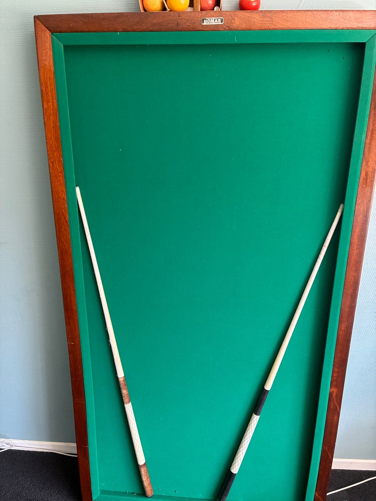 Tafelbiljart Thomas 93x173 cm, Sport en Fitness, Biljarten en Poolen, Ophalen, Gebruikt, Biljarttafel