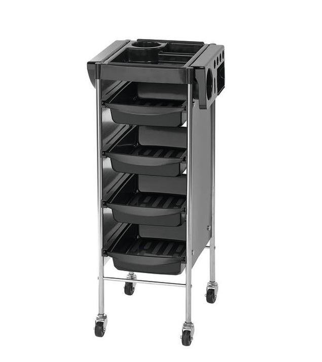 8 kapper kapsalon Zwarte sibel trolley met lades op wielen, Ophalen of Verzenden, Nieuw