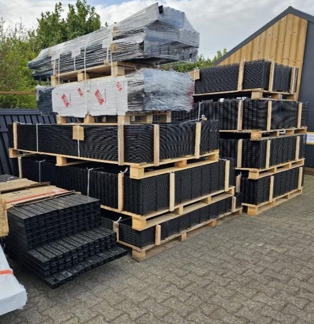 Voordelige dubbelstaafmat hekwerk in 3 hoogtes 1.2/1.4/1.8m, Ophalen of Verzenden, Nieuw, IJzer, Dubbelstaafmat hekwerk