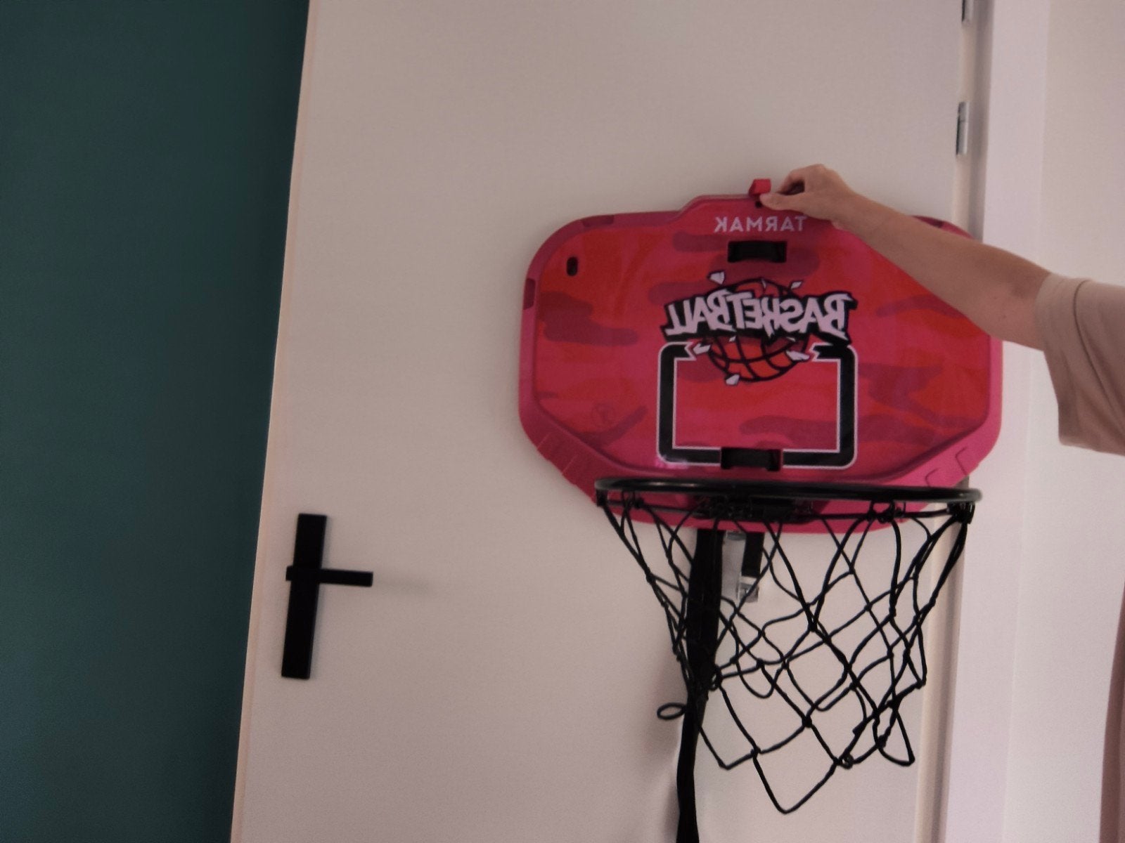 basketbal net - voor aan boom of paal, Sport en Fitness, Ophalen, Zo goed als nieuw, Ring, Bord of Paal