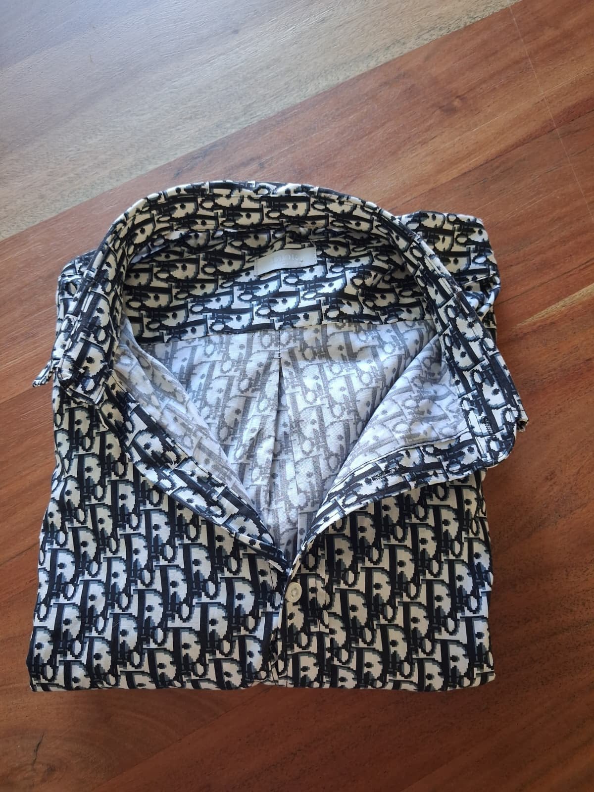 Authentiek Dior blouse/overhemd, Kleding | Heren, Overhemden, Ophalen, Zo goed als nieuw, Blauw, Overige halswijdtes