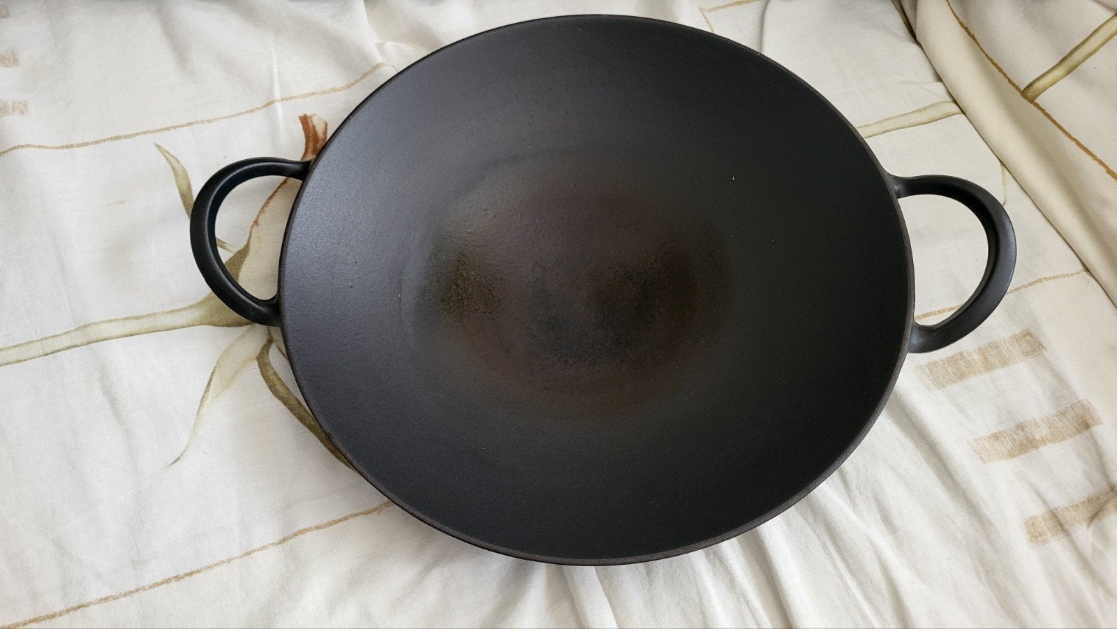 Huizen- Grote Gietijzeren Wok, Ophalen of Verzenden, Gietijzer, Wok