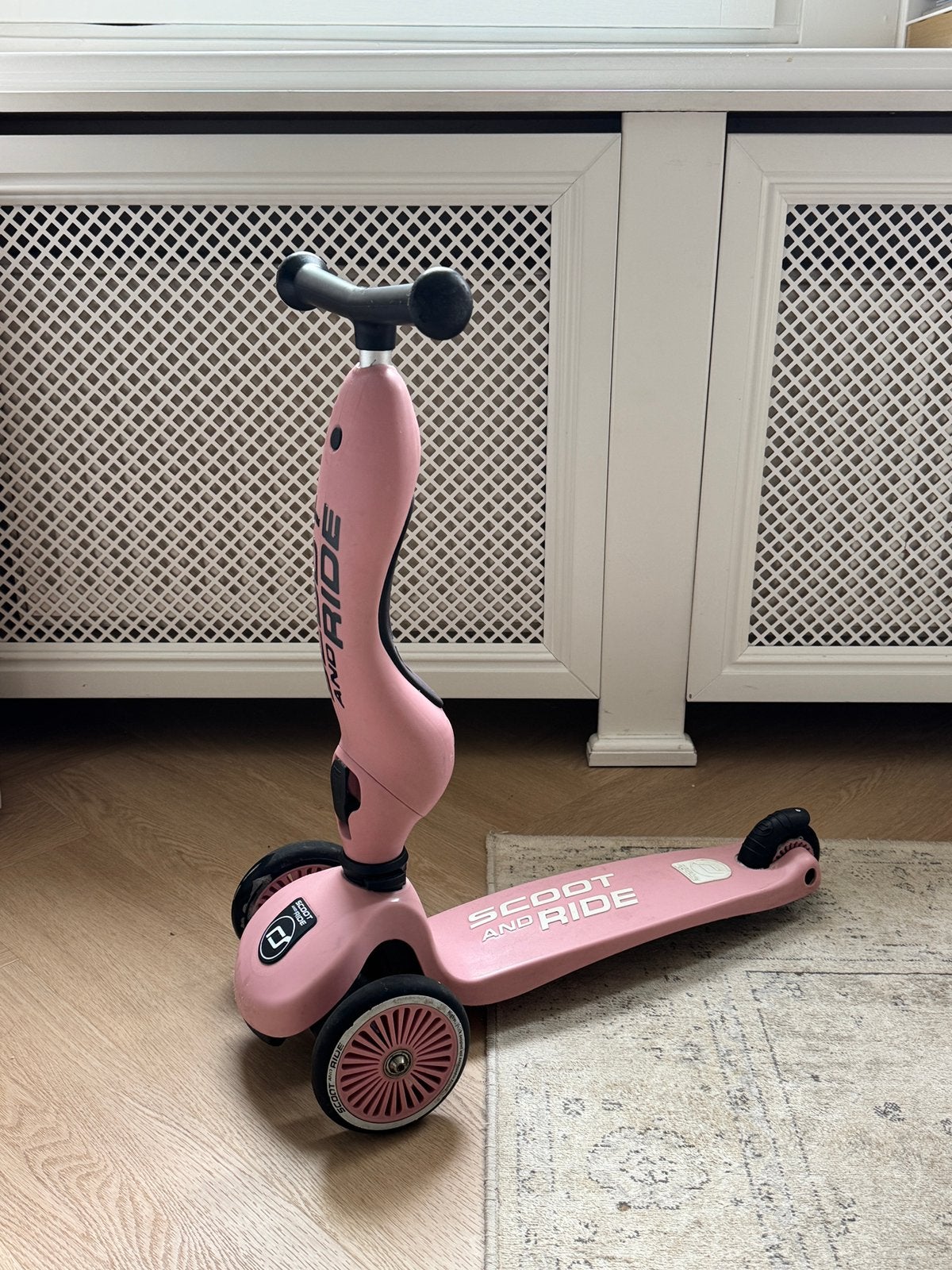 Scoot and Ride Highwaykick 1 step / loopfiets – roze, Ophalen of Verzenden, Gebruikt, Gewone step
