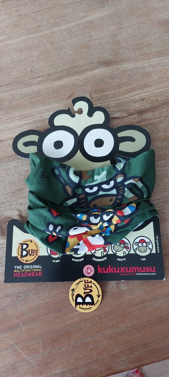 Buff Kukuxumusu Multifunctionele Hoofdband - Nieuw, Ophalen of Verzenden, Nieuw