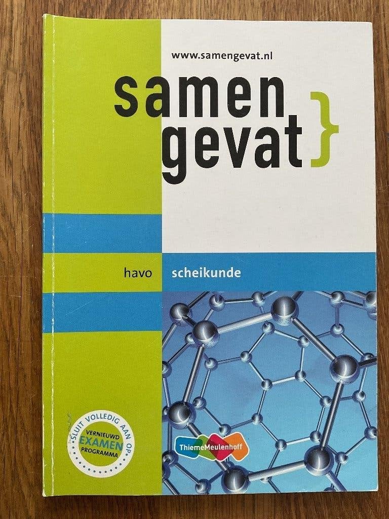 Scheikunde havo Samengevat, Boeken, Ophalen of Verzenden, Zo goed als nieuw, HAVO, Scheikunde