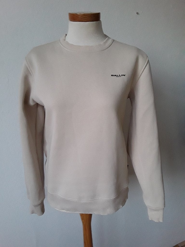 Ballin sweater mt S beige met rugprint, Verzenden, Beige, Zo goed als nieuw, Ballin