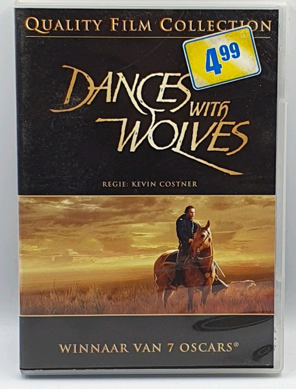 Te koop: Dances With Wolves DVD - Kevin Costner - 7 Oscars, Vanaf 16 jaar, Ophalen of Verzenden, Zo goed als nieuw, Overige genres