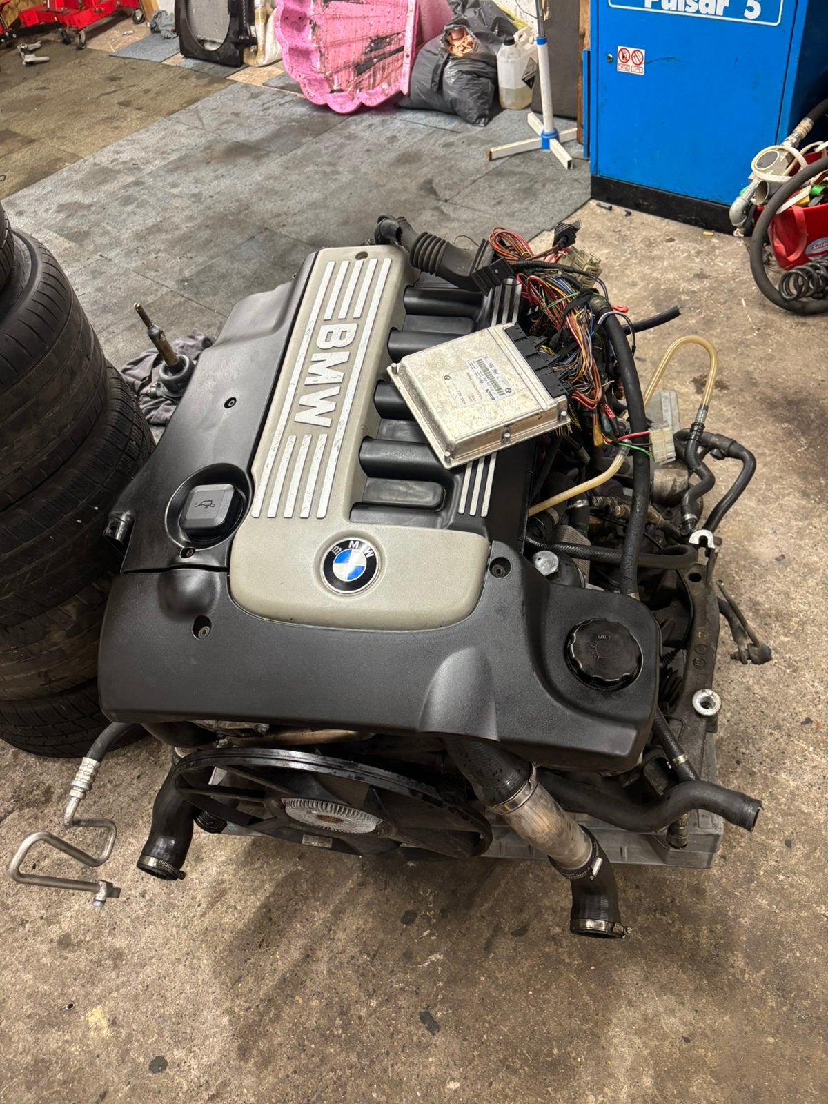 Bmw m57d30 motorblok + handbak, Ophalen, BMW