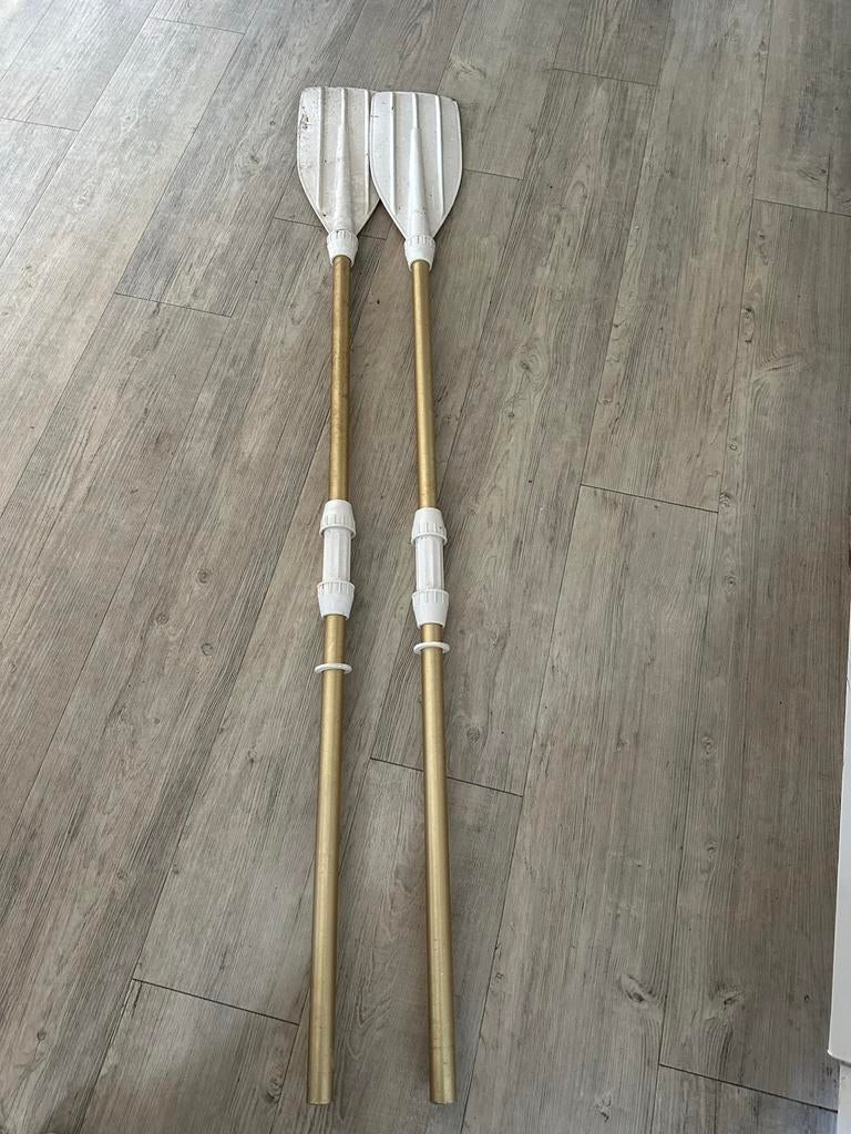 Kunststof roeipeddels voor rubberboot, Ophalen of Verzenden, Gebruikt, Enkelbladige peddel