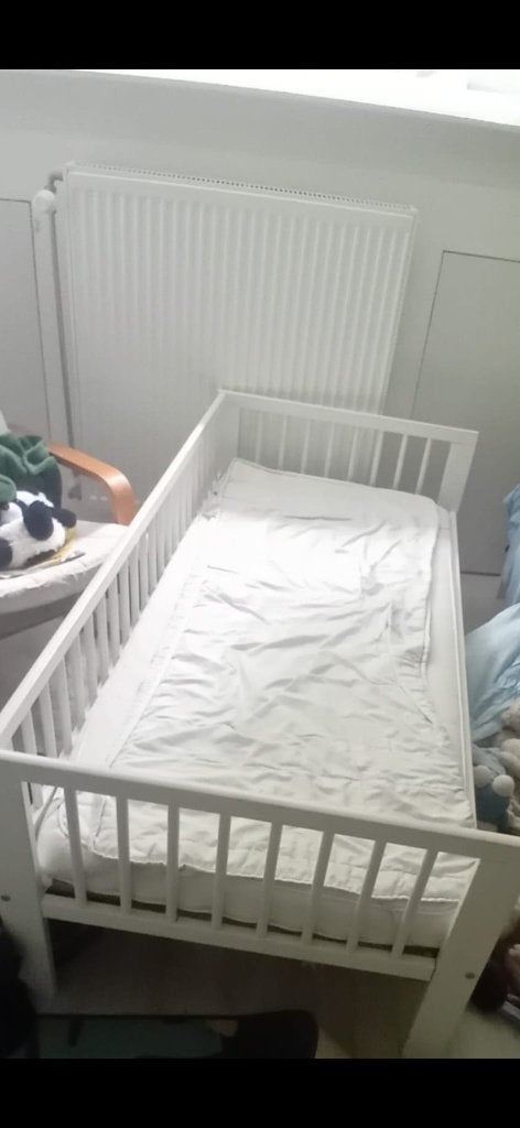 2 maal Ikea Gulliver kinderbed 70 X 160 met zijsteun, Kinderen en Baby's, Ophalen, Gebruikt, 140 tot 160 cm, 70 tot 85 cm