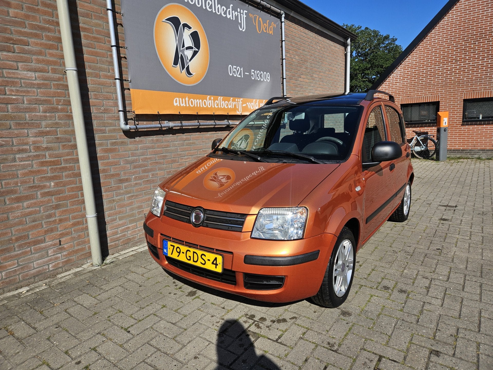 Fiat Panda 1.2 Emotion (bj 2008), Auto's, Voorwielaandrijving, Gebruikt, Origineel Nederlands, Bedrijf