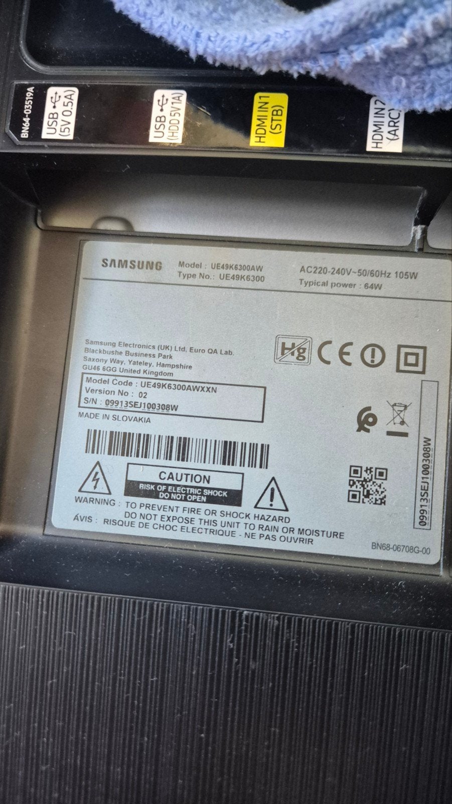 Moederborden  Voedingen voor Samsung Crystal/QLED Smart TV's, Ophalen, Samsung, Smart TV, Gebruikt
