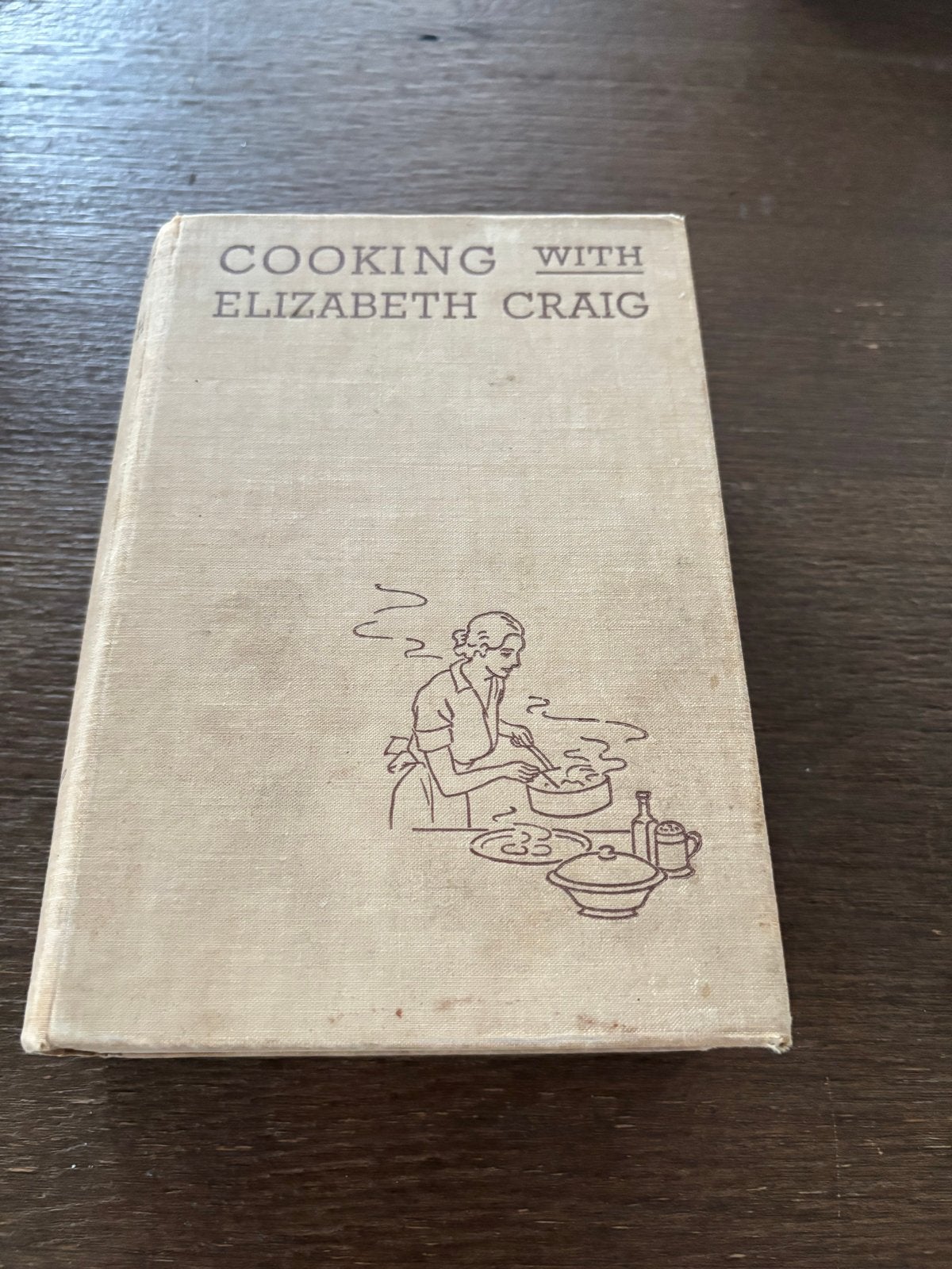 Cooking with Elisabeth Craig - Vintage Kookboek 1934, Ophalen of Verzenden, Gelezen, Overige gebieden, Voorgerechten en Soepen
