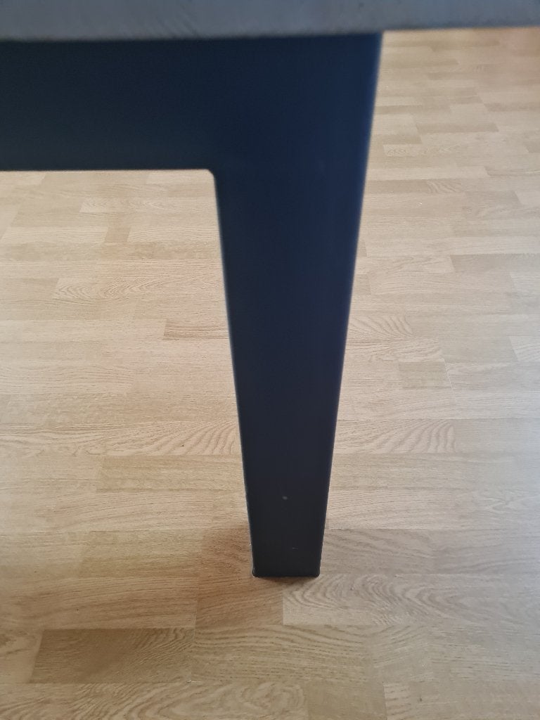 2 m lange eettafel met metalen onderstel, Ophalen, Heikant 21 Kaatsheuvel, Belle Vieille Brocante, 200 cm of meer
