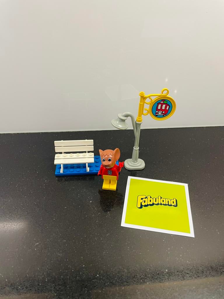 Lego Fabuland 3719 | Max Muis bij de Bushalte, Kinderen en Baby's, Speelgoed | Duplo en Lego, Ophalen of Verzenden, Zo goed als nieuw