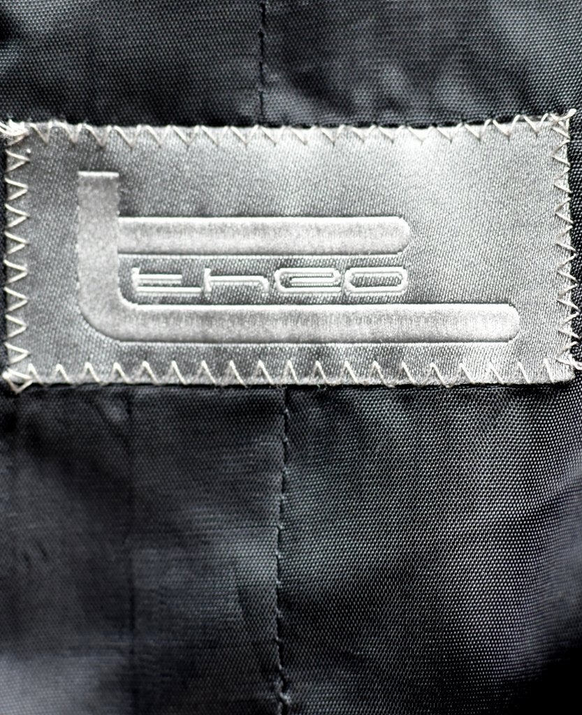 Nieuw Theo krijtstreep jasje, blazer, grijs, Mt. 52 / L, Maat 52/54 (L), Theo, Nieuw, Ophalen of Verzenden