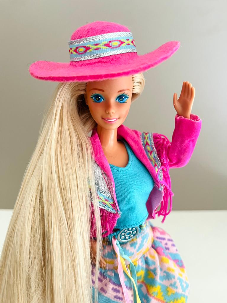 Mattel Western Fun Barbie, Ophalen of Verzenden, Gebruikt, Barbie