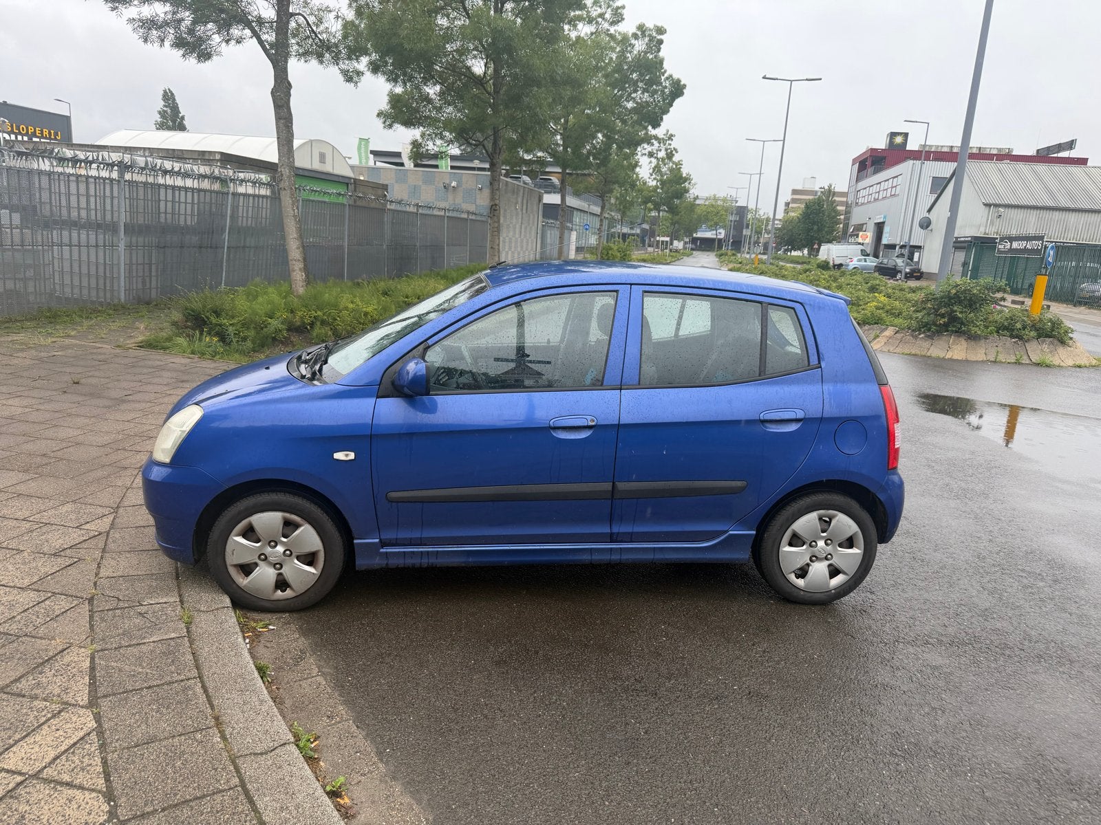 Kia Picanto 1.0 2007 Blauw Apk Airco Elektrramen Stuurbekr, Voorwielaandrijving, 836 kg, 4 cilinders, 61 pk