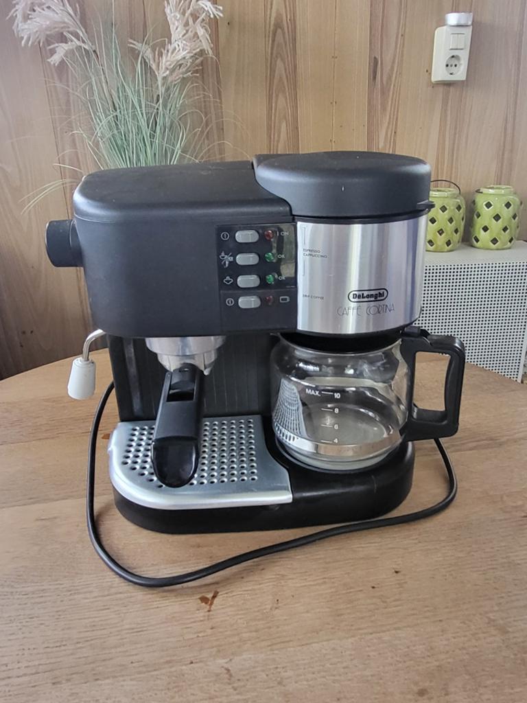 Koffiezetapparaat | DeLonghi | Espresso | Cappuccino | Koffi, Gebruikt, Overige modellen, 10 kopjes of meer, Gemalen koffie