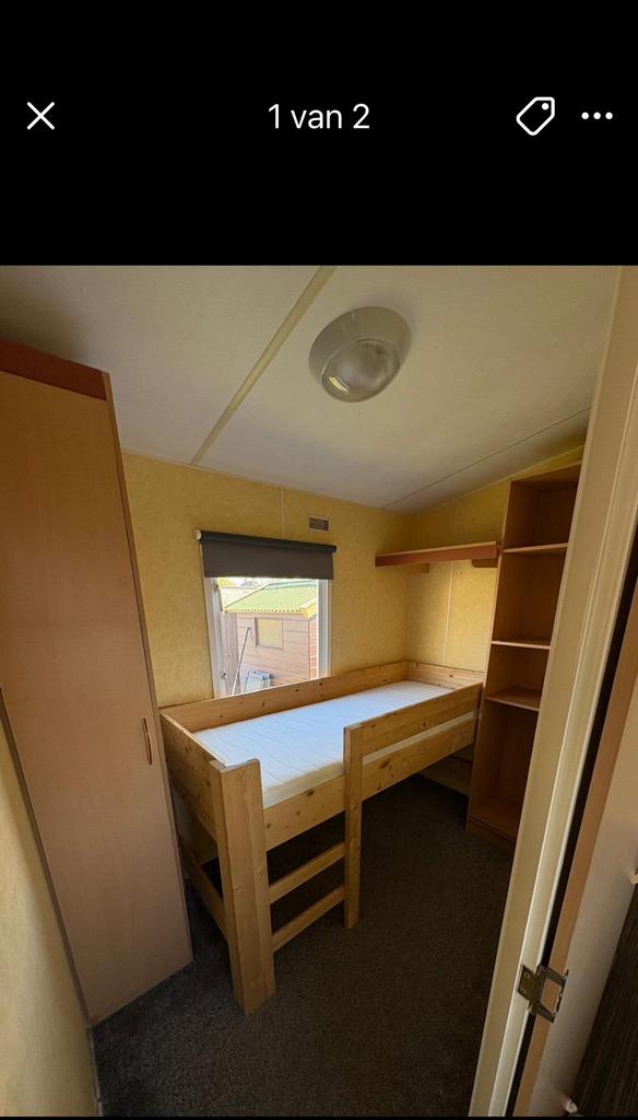 Halfhoogslaper, Huis en Inrichting, Slaapkamer | Stapelbedden en Hoogslapers, Ophalen of Verzenden, Zo goed als nieuw, Eenpersoons