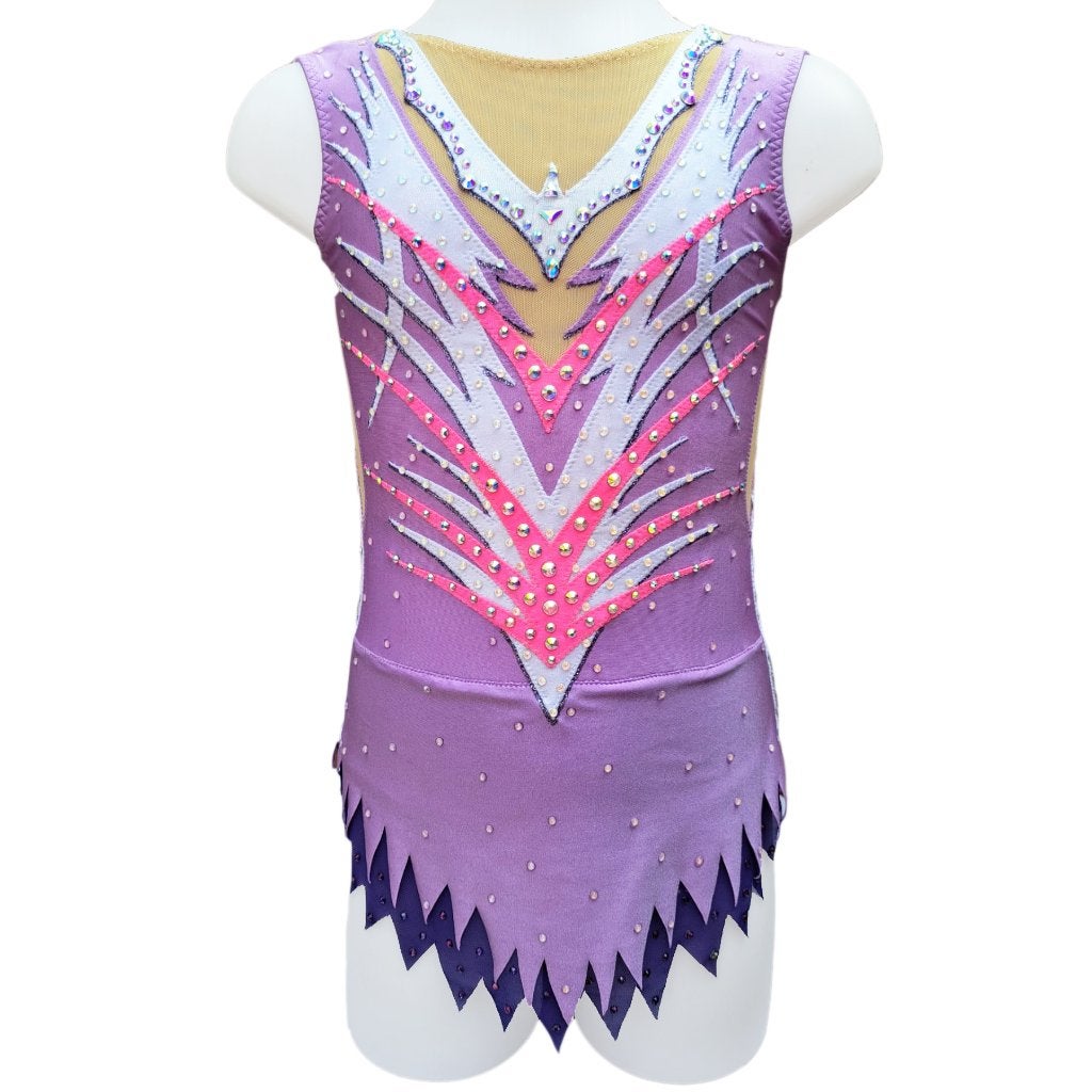 Nieuw Ritmische gymnastiek pakje mt 128/134, Sport en Fitness, Paars, Nieuw, Turnpak(je), Kindermaat 122 t/m 140